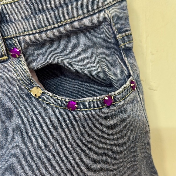 Xhilaration Blue Jeans with Stretch Comfort and Classic Fit vintage Y2K girls - Picture 3 of 5